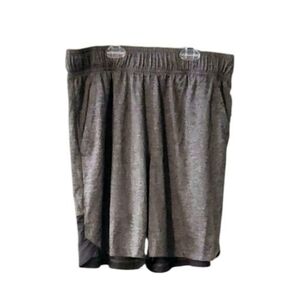 Xersion Black Heather Training Shorts  8" Inseam ~sz S